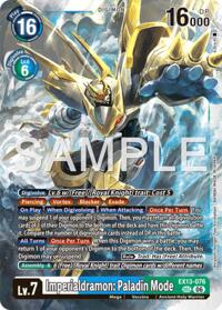 Imperialdramon: Paladin Mode #EX13-076 SEC