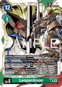 Leopardmon (Alternate Art) #EX13-043 SR