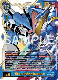 UlforceVeedramon (Alternate Art) #EX13-023 UR