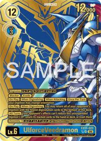 UlforceVeedramon (Rare Pull) #EX13-023 UR