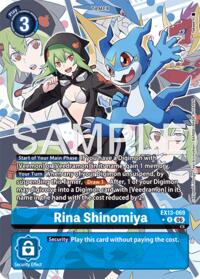 Rina Shinomiya (Alternate Art) #EX13-069 R