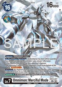 Omnimon: Merciful Mode (Alternate Art) #EX13-077 SEC