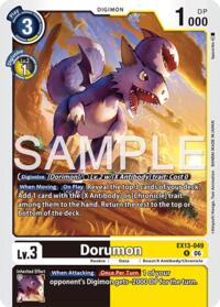 Dorumon #EX13-049 R