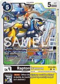 Raptordramon #EX13-055 C