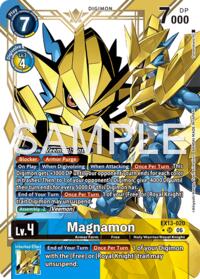 Magnamon (Alternate Art) #EX13-020 SR