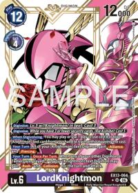 LordKnightmon (Alternate Art) #EX13-064 SR