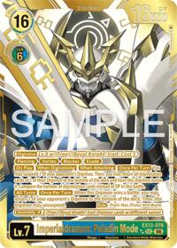 Imperialdramon: Paladin Mode (Rare Pull) #EX13-076 SEC