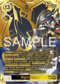 Alphamon (Rare Pull) #EX13-060 UR