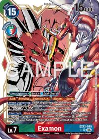 Examon (Alternate Art) #EX13-045 SR