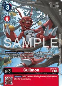 Guilmon (Extended Art) #EX13-007 R