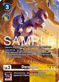 Dorumon (Extended Art) #EX13-049 R