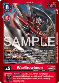 WarGrowlmon (Limited Foil) #EX13-013 U
