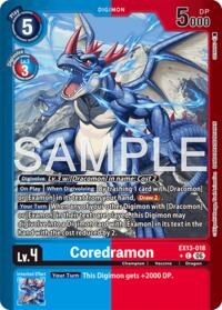 Coredramon - EX13-018 (Limited Foil) #EX13-018 C