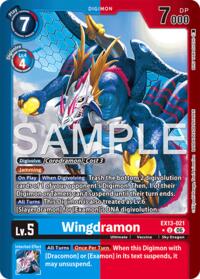 Wingdramon (Limited Foil) #EX13-021 U