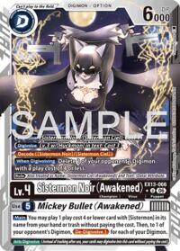 Sistermon Noir (Awakened) // Mickey Bullet (Awakened) (Limited Foil) #EX13-066 U