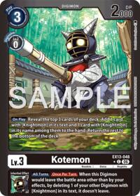 Kotemon (Limited Foil) #EX13-048 C