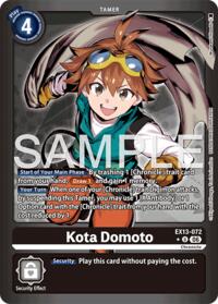 Kota Domoto (Limited Foil) #EX13-072 U