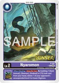 Nyaromon (Official Store Tournament 2026 Vol. 4 Winner) #P-247 P