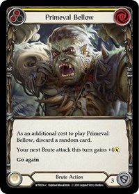 Primeval Bellow (Yellow) #WTR036