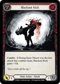 Blackout Kick (Red) #WTR089