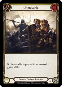 Unmovable (Yellow) #WTR213
