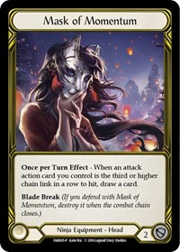 Mask of Momentum (Golden) - FAB005 #FAB005