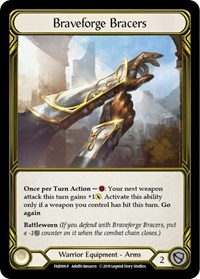 Braveforge Bracers (Golden) - FAB006 #FAB006