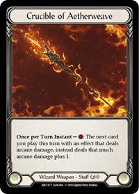 Crucible of Aetherweave // Dash, Inventor Extraordinaire #ARC115 // ARC001