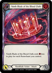 Ninth Blade of the Blood Oath #ARC082