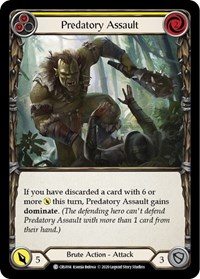 Predatory Assault (Yellow) #CRU014