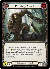 Predatory Assault (Blue) #CRU015