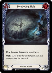 Foreboding Bolt (Blue) #CRU170