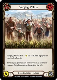 Surging Militia (Blue) #MON289
