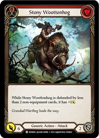 Stony Woottonhog (Red) #MON284