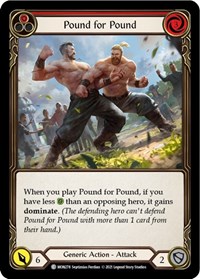 Pound for Pound (Red) #MON278