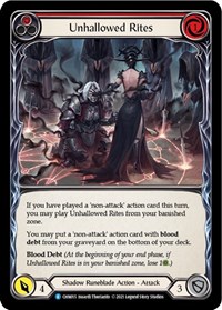 Unhallowed Rites (Red) #CHN015