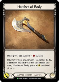 Hatchet of Body - LGS049 #LGS049