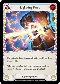 Lightning Press (Blue) #ELE185