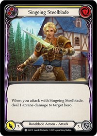 Singeing Steelblade (Yellow) #ELE231