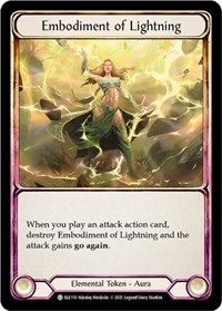 Embodiment of Lightning // Titan's Fist #ELE110 // ELE202