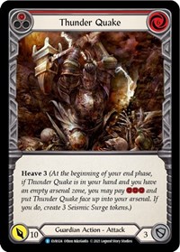 Thunder Quake (Red) #EVR024