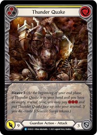 Thunder Quake (Yellow) (Extended Art) #EVR025