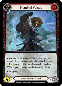 Hundred Winds (Red) (Extended Art) #EVR041