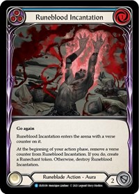 Runeblood Incantation (Blue) #EVR109