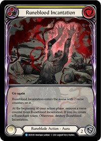 Runeblood Incantation (Yellow) (Extended Art) #EVR108