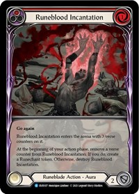 Runeblood Incantation (Red) (Extended Art) #EVR107