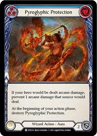 Pyroglyphic Protection (Blue) #EVR133