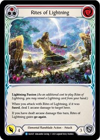 Rites of Lightning (Red) #BRI027