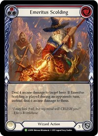 Emeritus Scolding (Red) (Extended Art) - LGS090 #LGS090