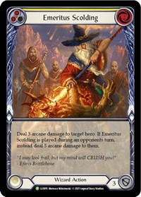 Emeritus Scolding (Yellow) (Extended Art) - LGS091 #LGS091